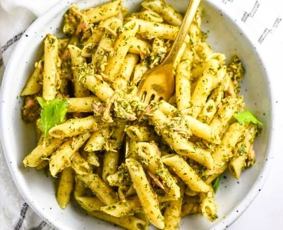 How to made Tuna Pesto Pasta